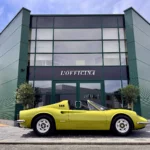 Profil avant droit de la Ferrari Dino 246 GTS à vendre